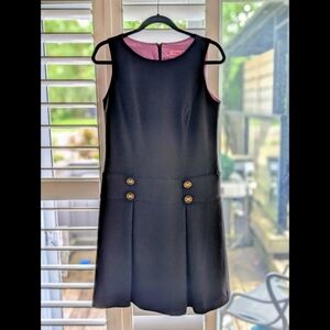 Eliza J Black Dress with Mauve Lining